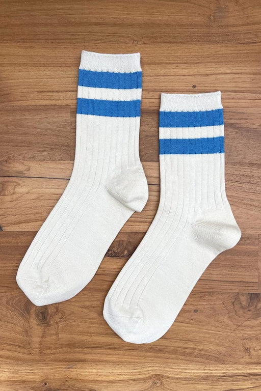Le Bon Shoppe Her Socks Varsity Blue Socks  - ZIGZAG Footwear