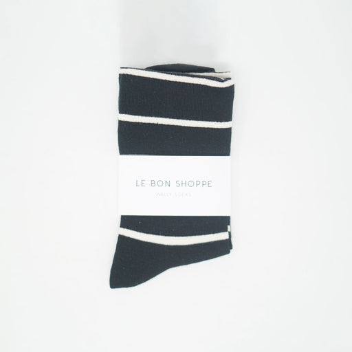Le Bon Shoppe Wally Socks Black Socks  - ZIGZAG Footwear
