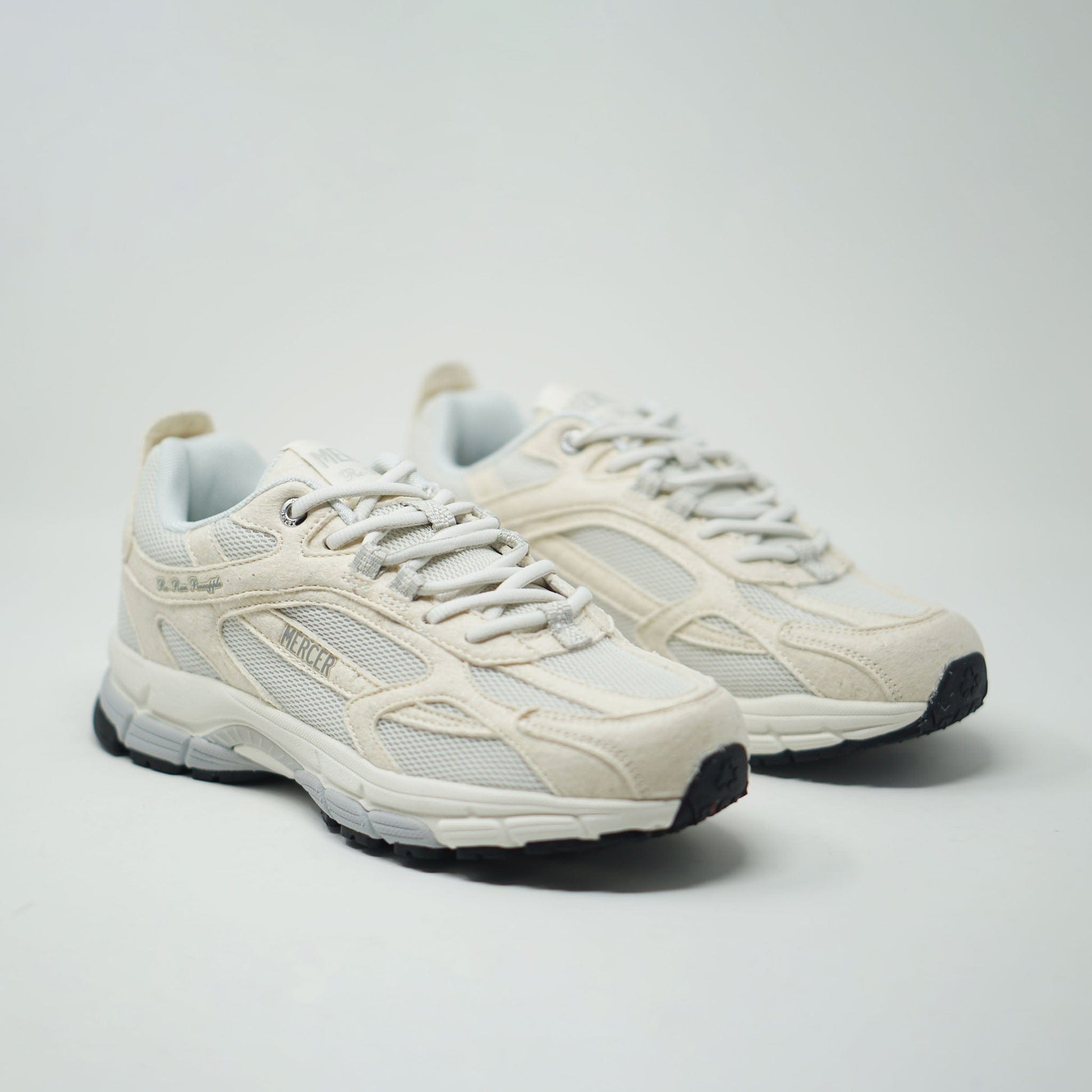 Mercer The Re Run Pineapple 2.0 Off White TRAINERS  - ZIGZAG Footwear