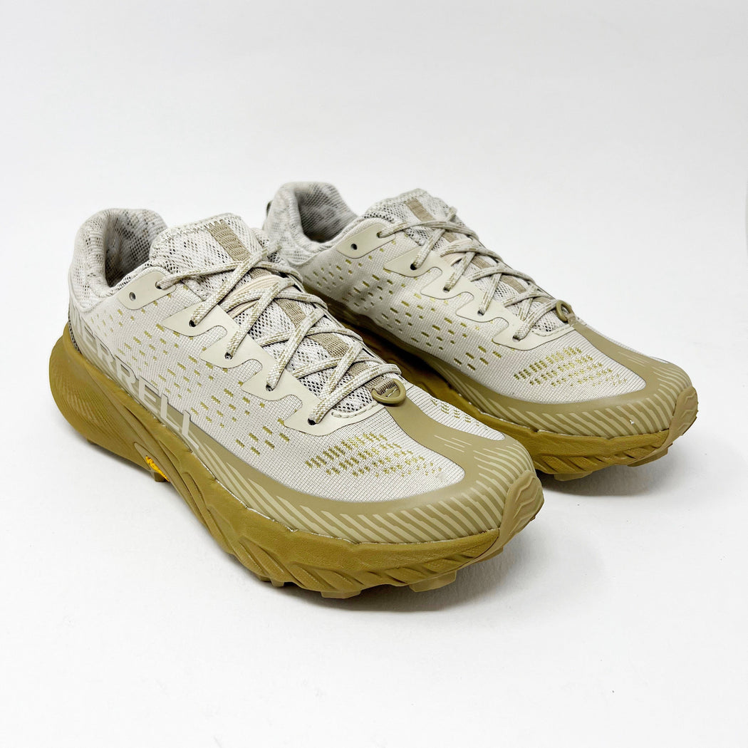 Merrell Mens Agility Peak 5 Trainers / Oyster Coyote TRAINERS  - ZIGZAG Footwear