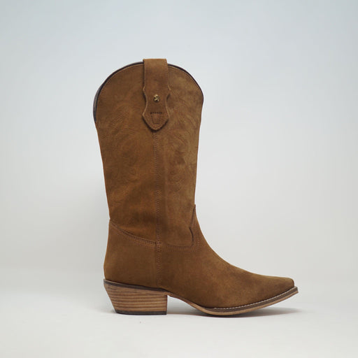 Ravel Taylor Rust Suede Cowboy Boots BOOTS  - ZIGZAG Footwear