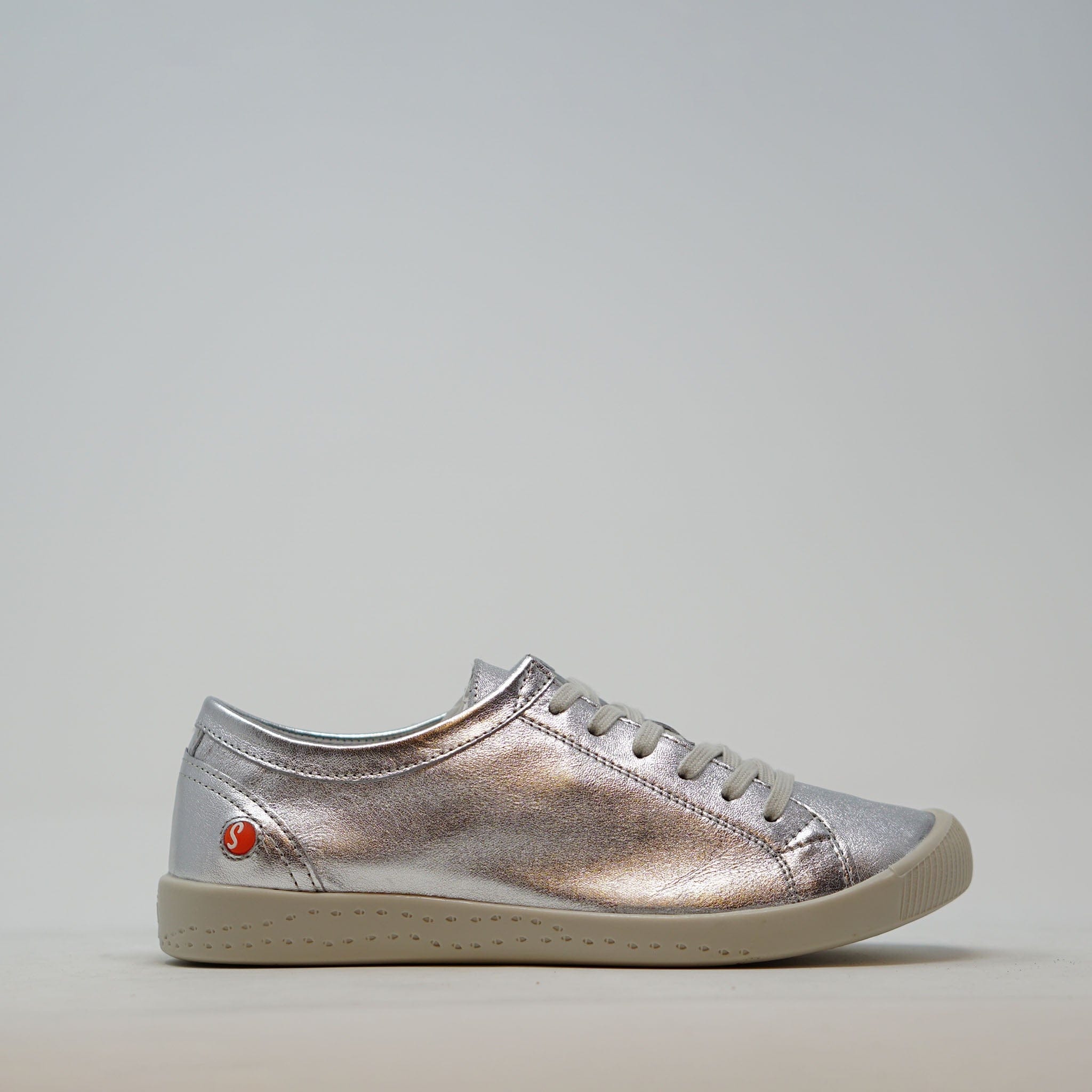 Softinos Isla Silver TRAINERS  - ZIGZAG Footwear