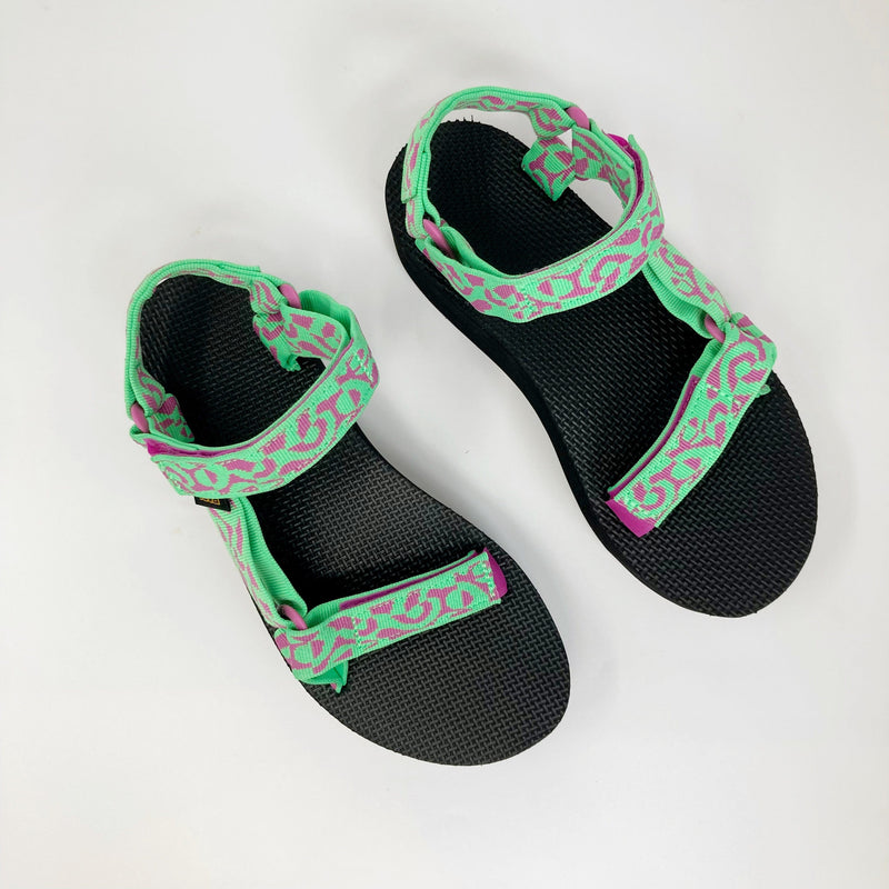 Teva W Flatform Universal Flip Summer Green SANDALS  - ZIGZAG Footwear