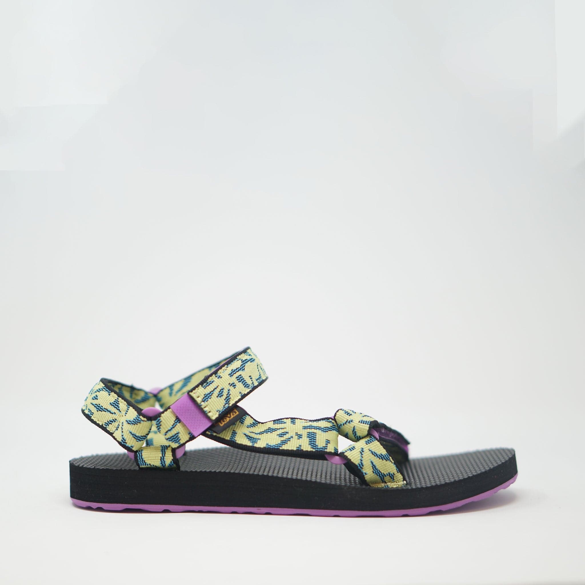 Teva W Original Universal Beach Floral Wild Lime SANDALS  - ZIGZAG Footwear