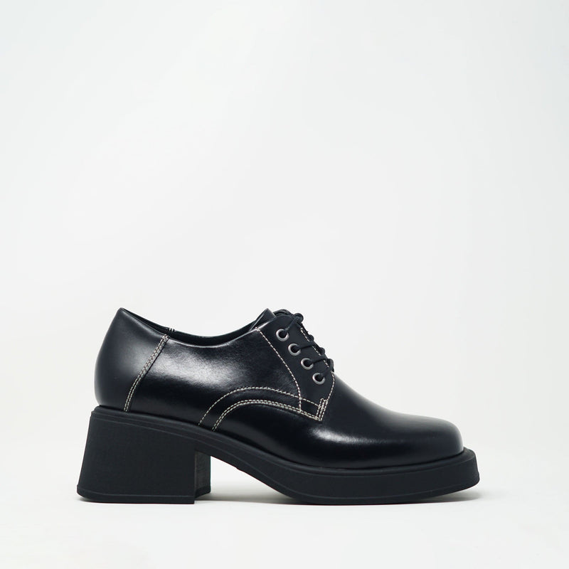 Vagabond Shoemakers Dorah Shoes Black Contrast Stitch SHOES  - ZIGZAG Footwear