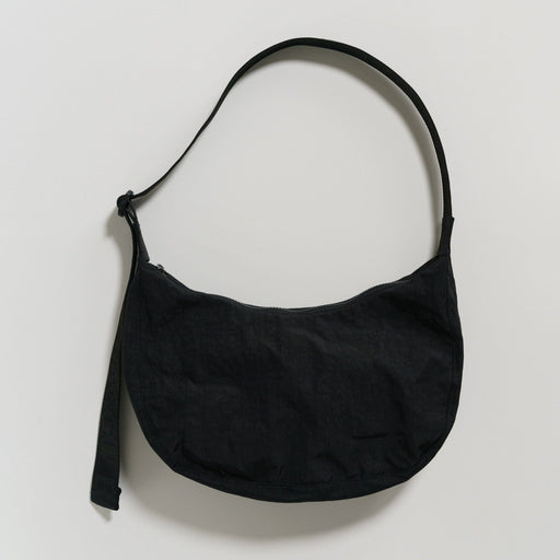Baggu Medium Nylon Crescent Bag Black BAGS  - ZIGZAG Footwear