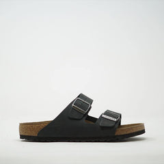 Birkenstock Arizona Oiled Black Leather Mens - ZIGZAG Footwear