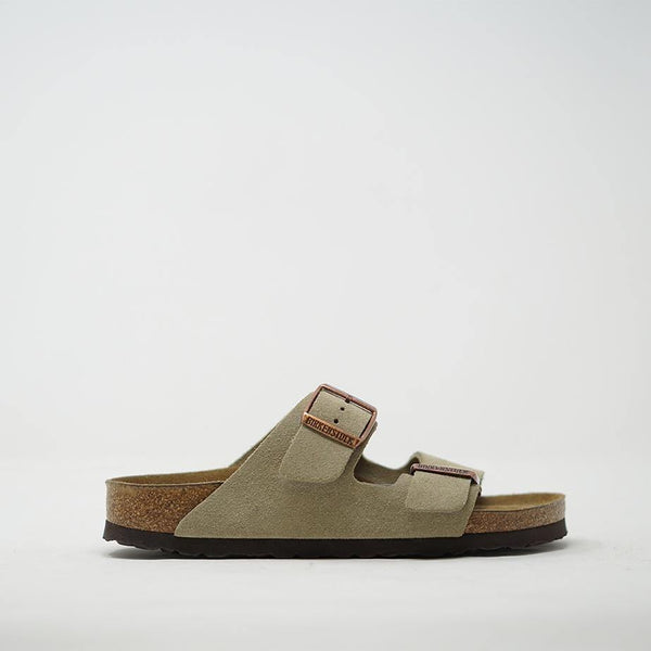 BIRKENSTOCK Arizona TAUPE 40 26cm ナロー Birkenstock Arizona Suede Leather Narrow Unisex Taupe