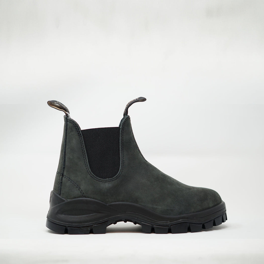 Blundstone 2238 Chelsea Lug Boots Rustic Black BOOTS  - ZIGZAG Footwear