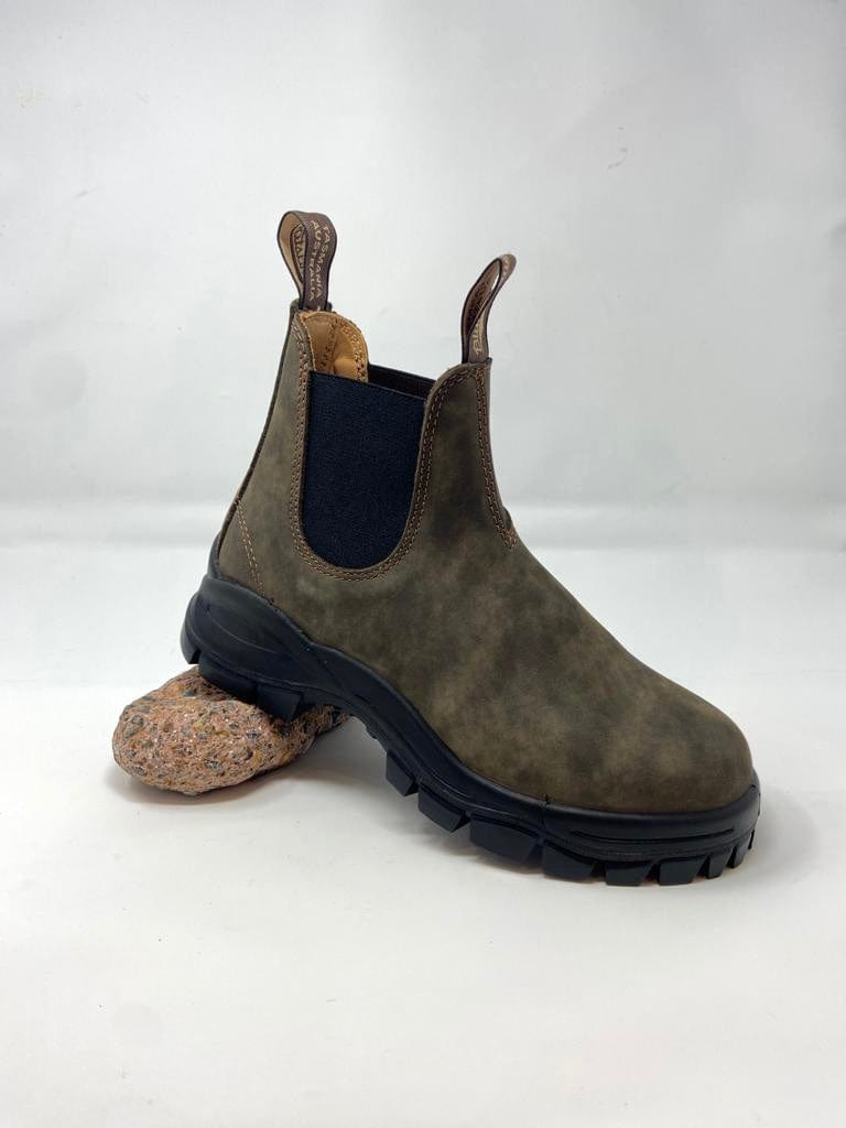 Blundstone 2239 Chelsea Lug Boots Rustic Brown BOOTS  - ZIGZAG Footwear