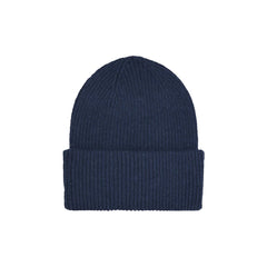Colorful Standard Merino Wool Beanie Navy Blue HATS  - ZIGZAG Footwear