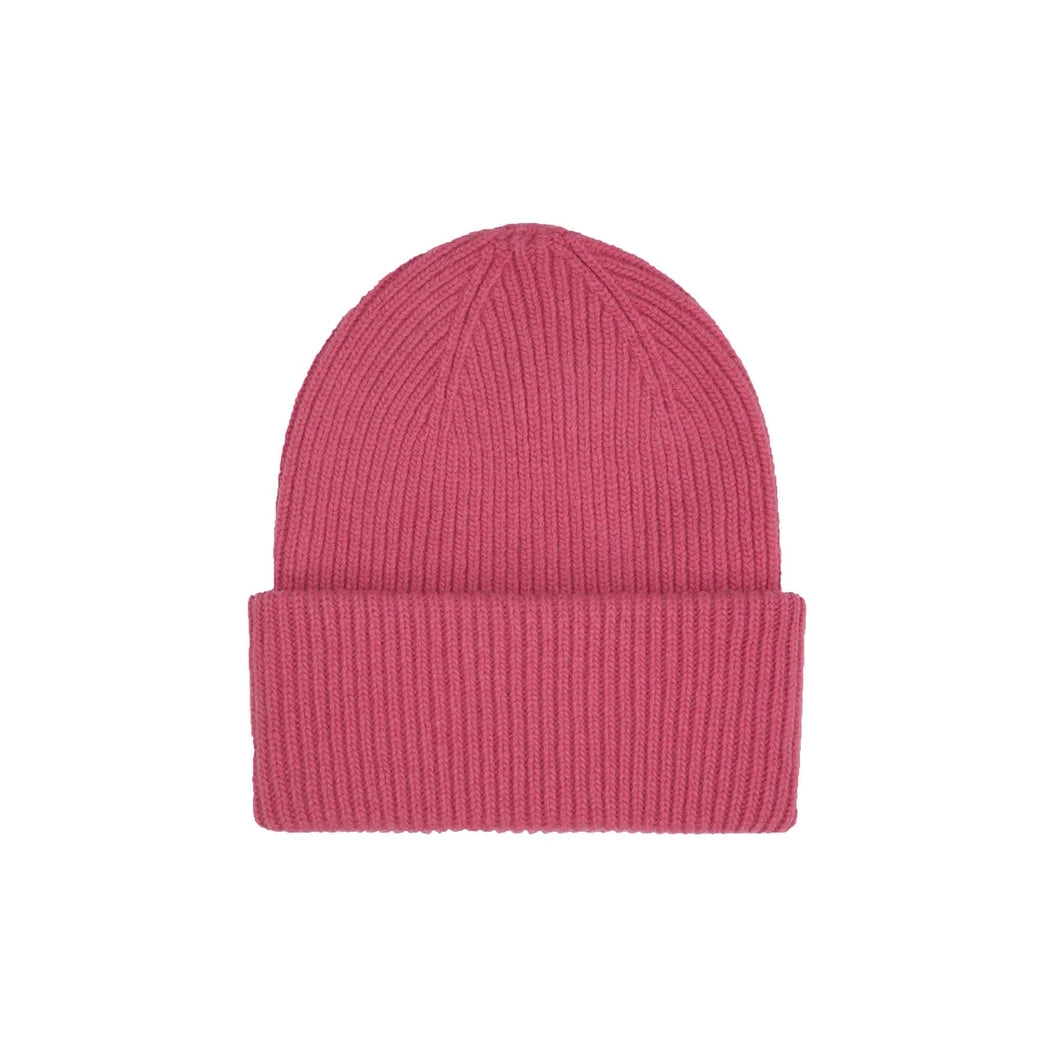 Colorful Standard Merino Wool Beanie Raspberry Pink HATS  - ZIGZAG Footwear