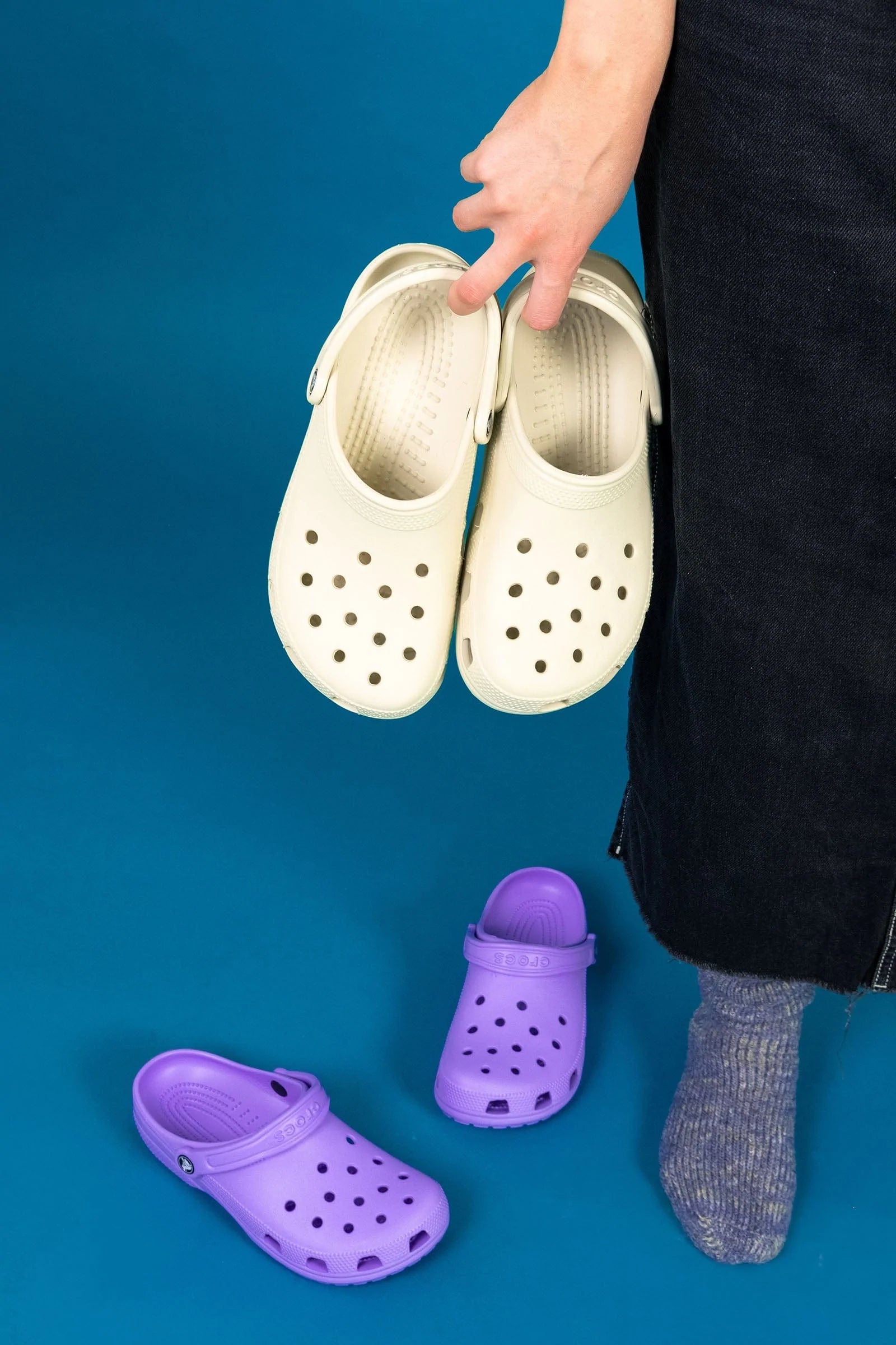 Crocs Classic Clogs - Stucco SANDALS  - ZIGZAG Footwear
