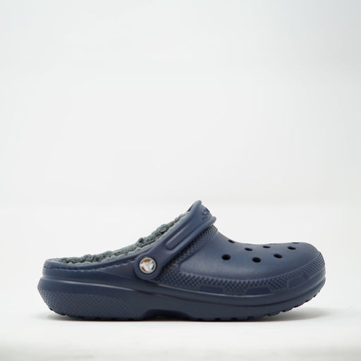 Crocs Classic Lined Clog Navy Charcoal SANDALS  - ZIGZAG Footwear
