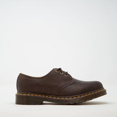 Dr Martens 1461 Crazy Horse Leather Shoes - Brown SHOES  - ZIGZAG Footwear