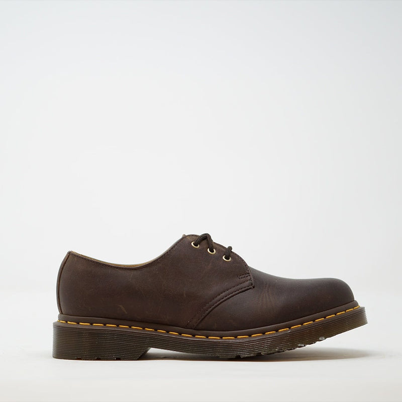 Dr Martens 1461 Crazy Horse Leather Shoes - Brown SHOES  - ZIGZAG Footwear