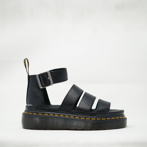 Dr Martens Clarissa II Quad Leather Platform Sandal Black SANDALS  - ZIGZAG Footwear