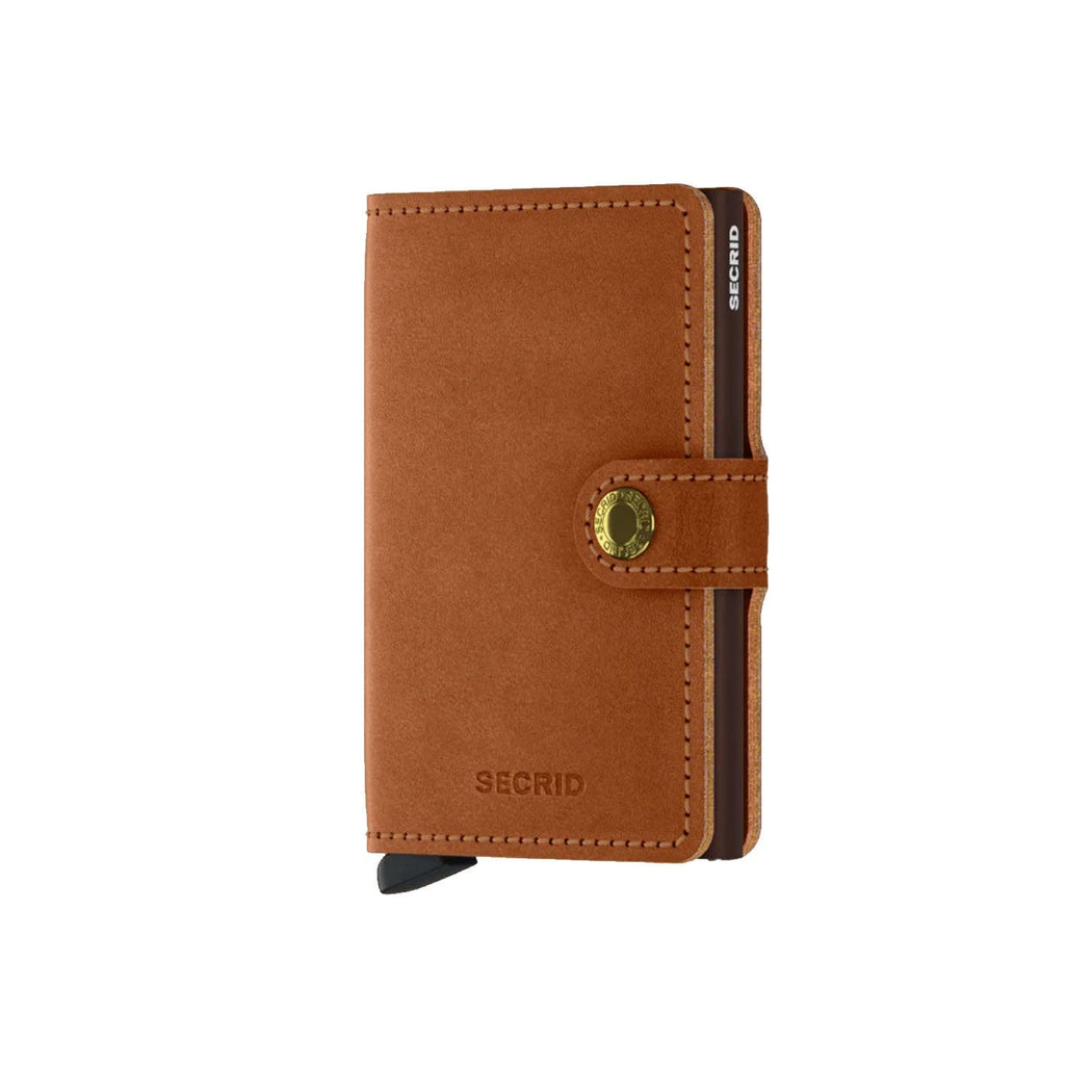 Secrid M Original Cognac Brown Mini Wallet WALLET  - ZIGZAG Footwear