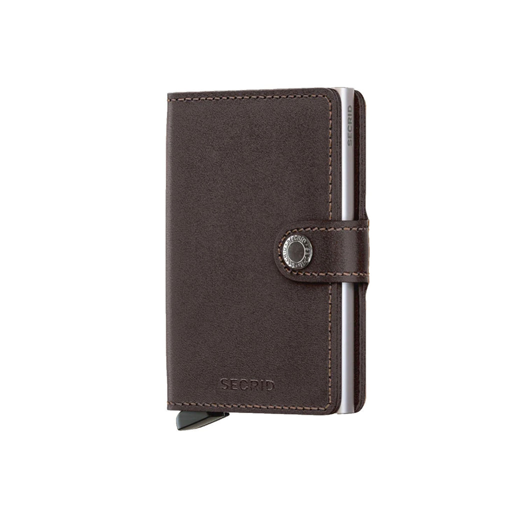 Secrid M Original Dark Brown Mini Wallet WALLET  - ZIGZAG Footwear