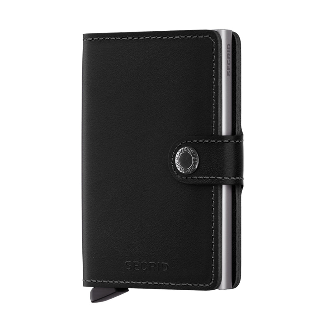 Secrid MM Matte Brick Black Mini Wallet WALLET  - ZIGZAG Footwear