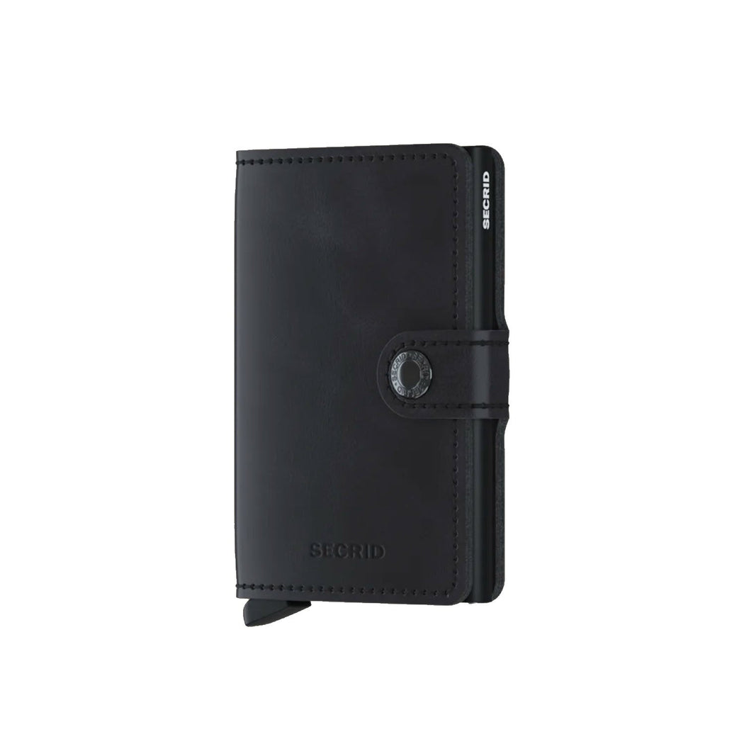 Secrid MV Vintage Black Mini Wallet WALLET  - ZIGZAG Footwear