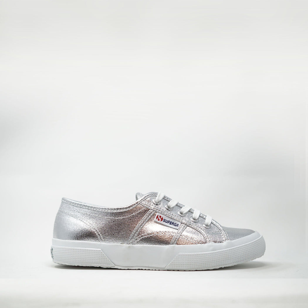 Superga 2750 Metallic Grey Silver SHOES  - ZIGZAG Footwear