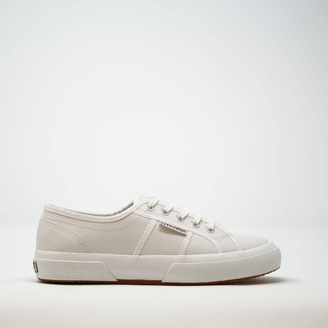 Superga Cotu Leather White - ZIGZAG Footwear
