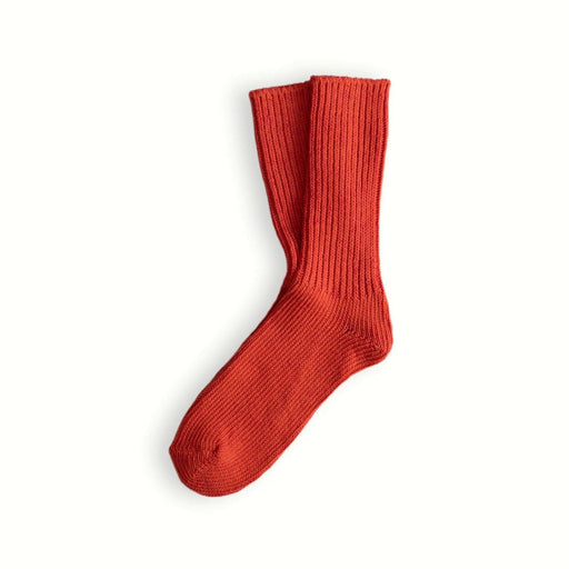 Thunders Love Colour Block Collection Classic Coral Orange Socks Socks  - ZIGZAG Footwear