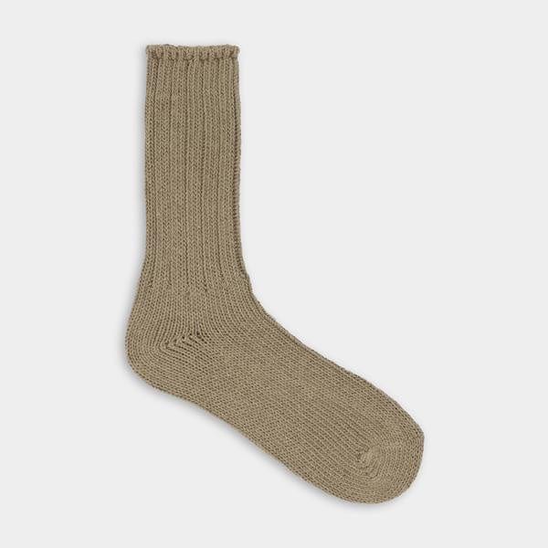 Thunders Love Colour Block Collection Ribbed Sand Socks SOCKS  - ZIGZAG Footwear