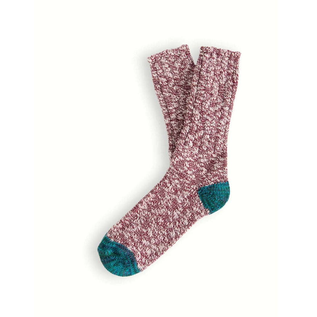 Thunders Love Flammé Collection Burgundy Socks Socks  - ZIGZAG Footwear
