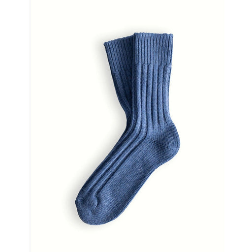 Thunders Love Wool Collection Solid Light Blue Socks Socks  - ZIGZAG Footwear