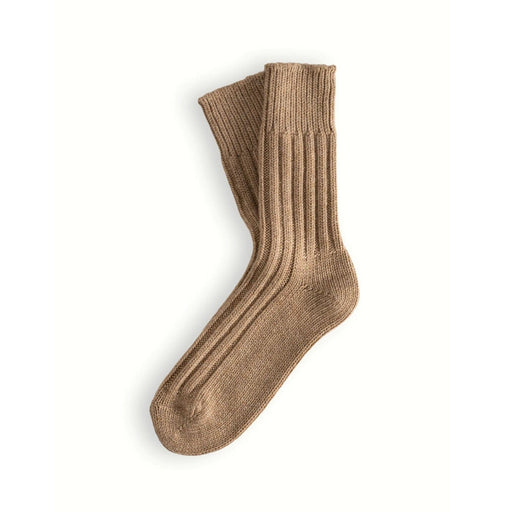 Thunders Love Wool Collection Solid Sand Socks Socks  - ZIGZAG Footwear