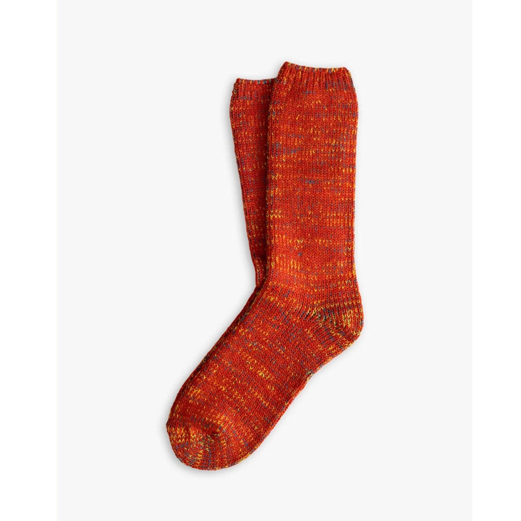 Thunders Love Wool Collection Vintage Orange Socks Socks  - ZIGZAG Footwear