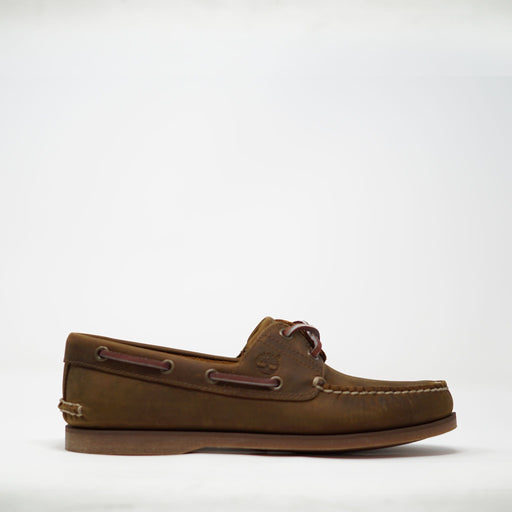 Timberland Classic Boat Shoe MD Brown Full Grain SHOES  - ZIGZAG Footwear