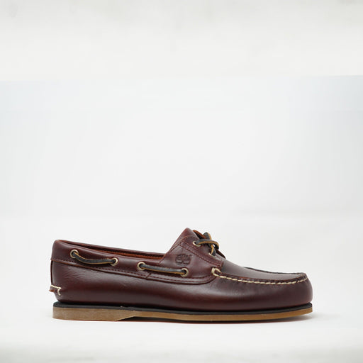 Timberland Classic Boat Shoe MD Brown Waxed Full Grain SHOES  - ZIGZAG Footwear