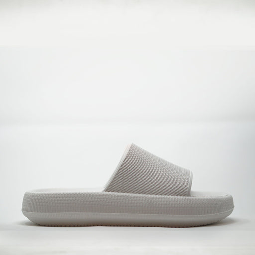 Urban Brand Pu Ladies Slides White SANDALS  - ZIGZAG Footwear