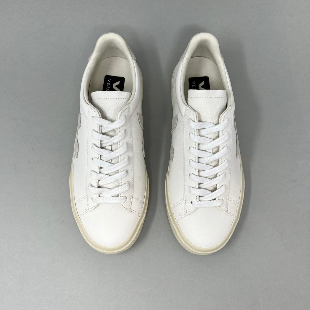 Veja Campo Extra White Natural Suede TRAINERS  - ZIGZAG Footwear